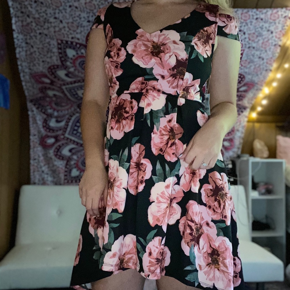 NWT Charlotte Russe High Low Floral Dress
